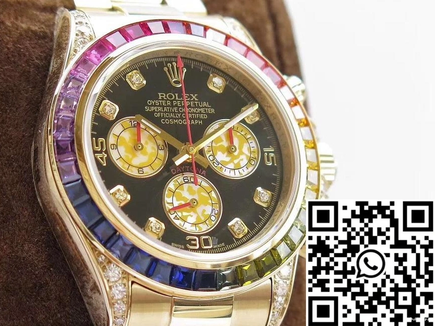 Rolex Rainbow Factory BL 116589RBOW 4130 Movement Daytona Cosmograph 0109